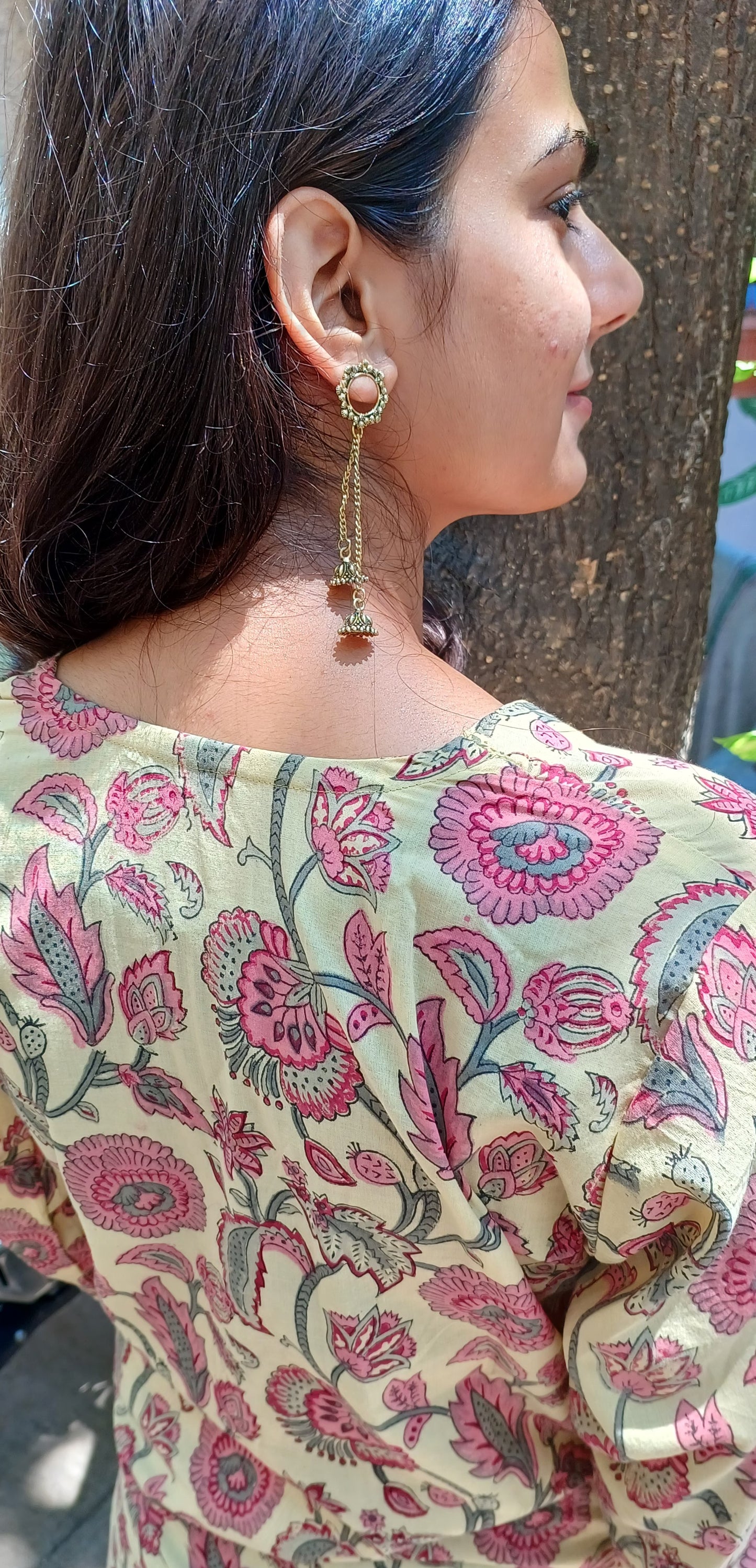 Bagru short kurta