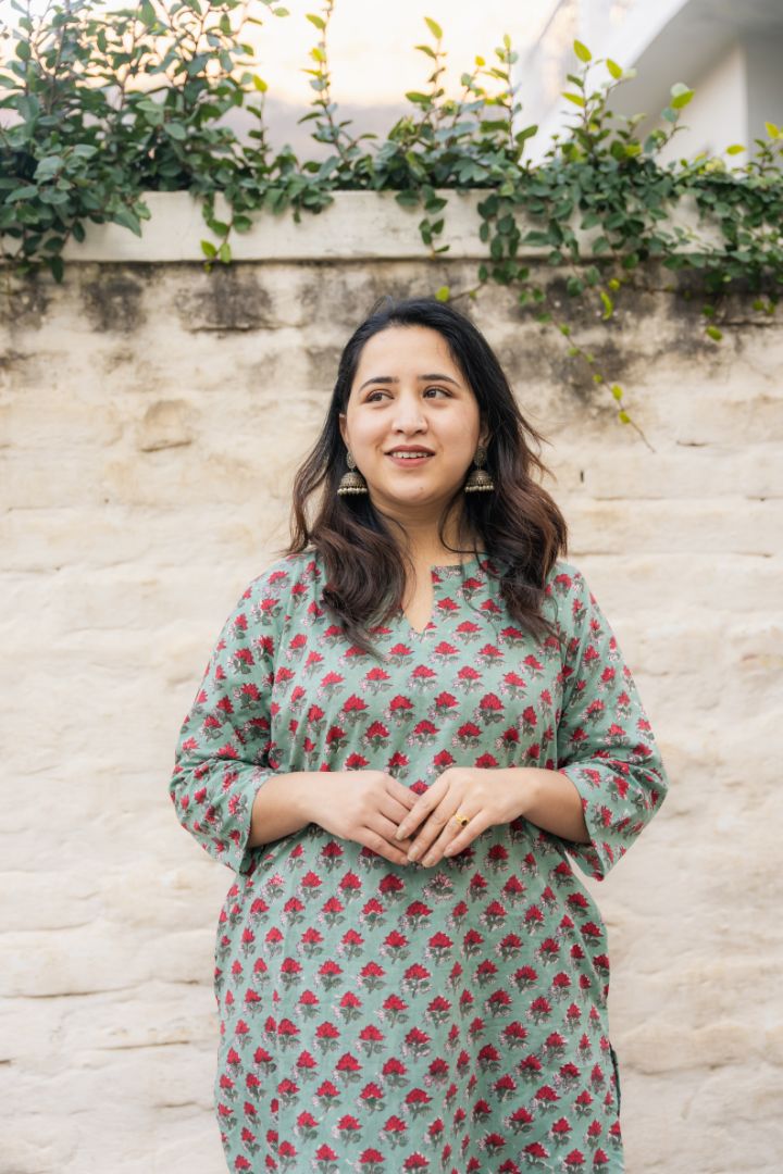 Aashi Sanganeri Long flared kurta