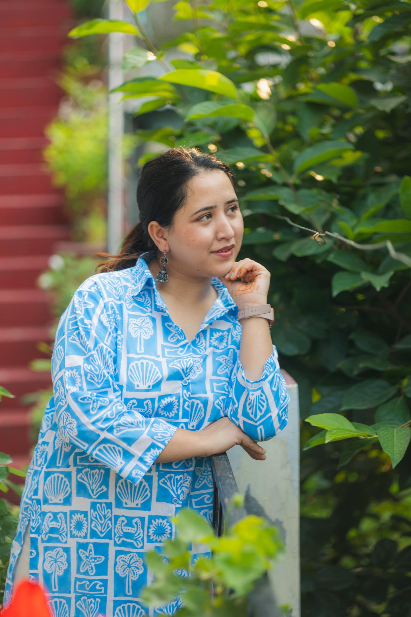 Iriya Sanganeri Shirt Style kurta