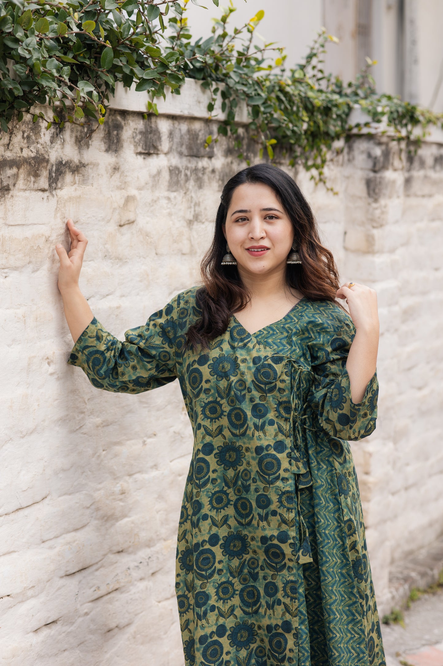 Isha Sanganeri Angrakha Long kurta