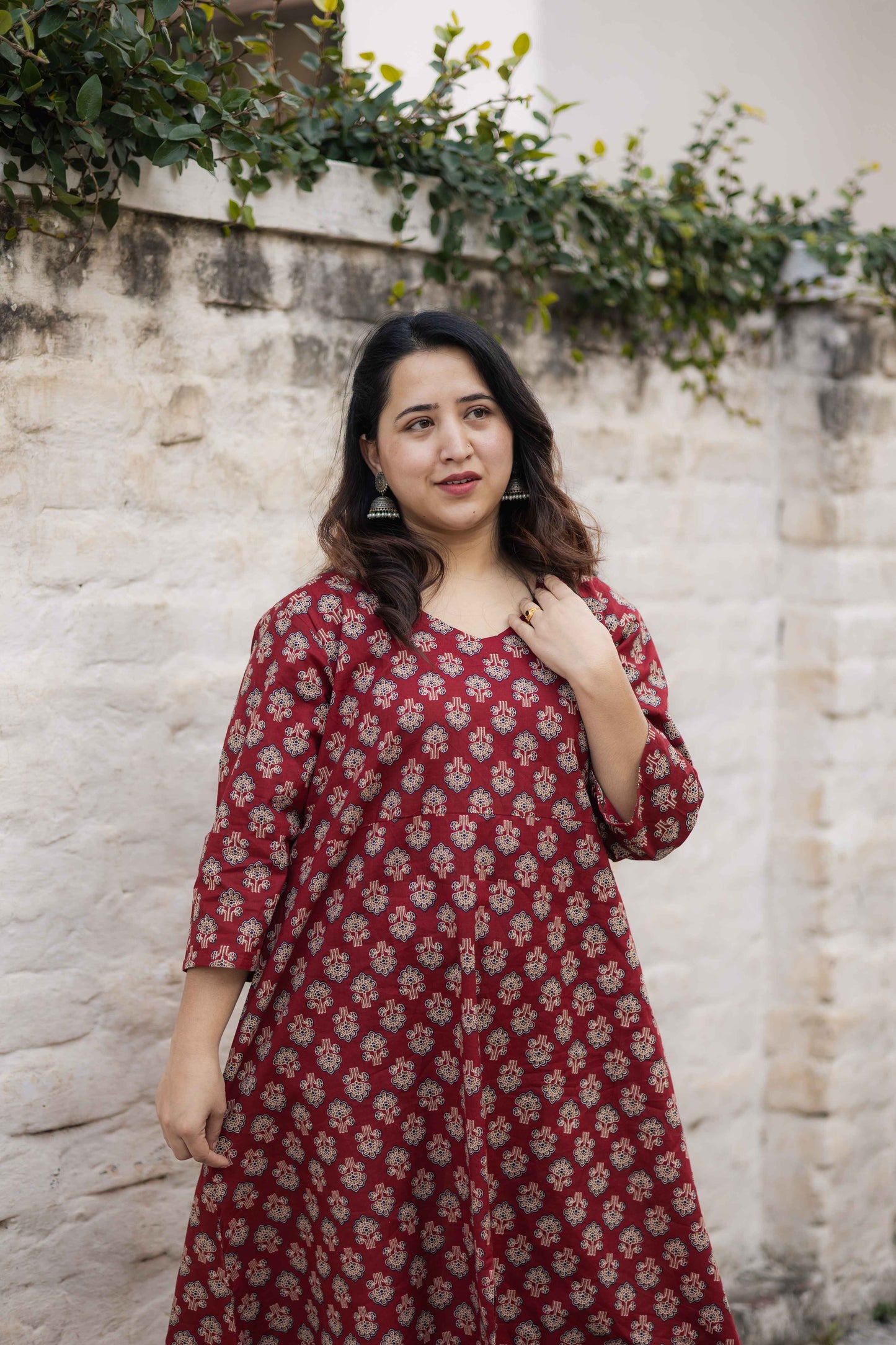 Sahitya A-line Long flared kurta