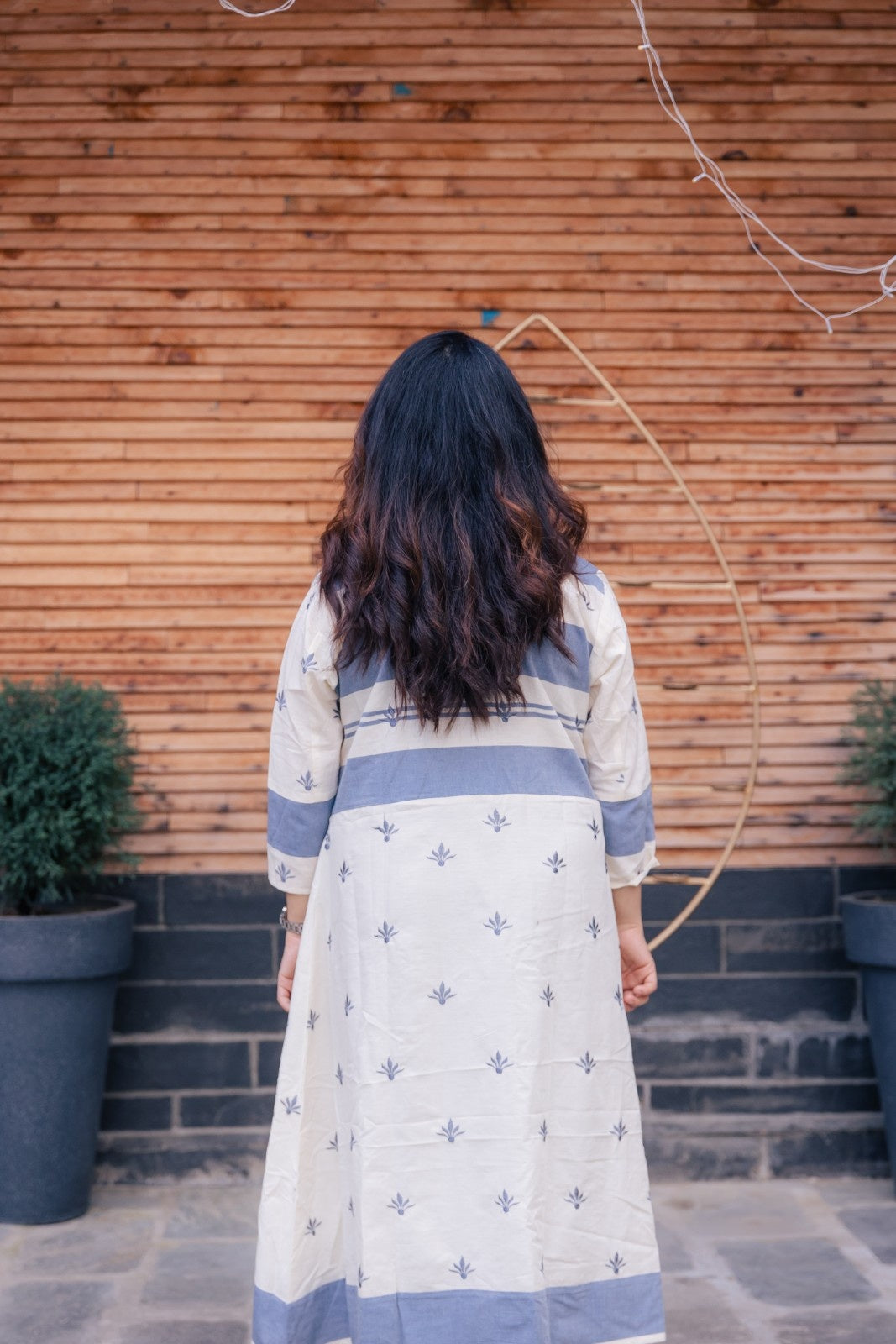 Saiya Handloom Cotton A-line Kurta