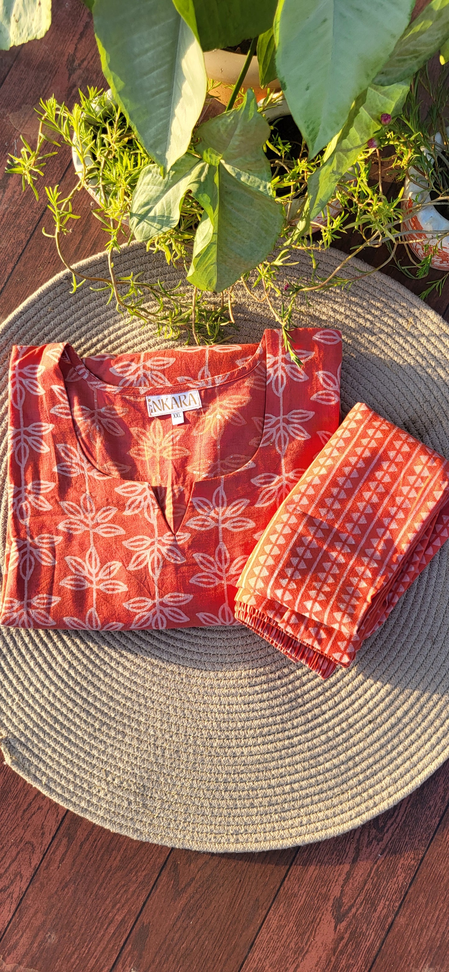 Falguni Sanganeri Cotton kurta set