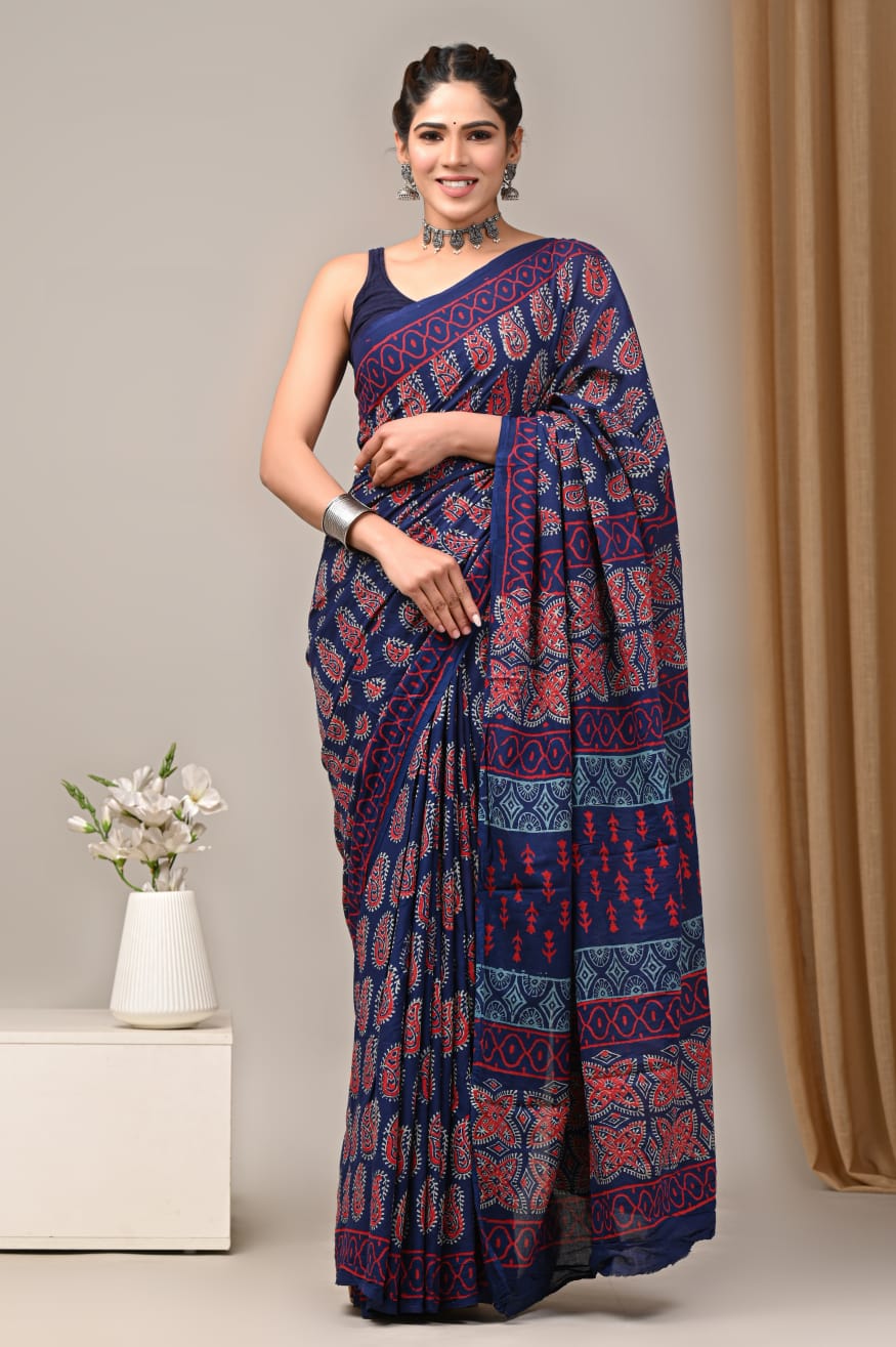 Sandhya Mul cotton saree