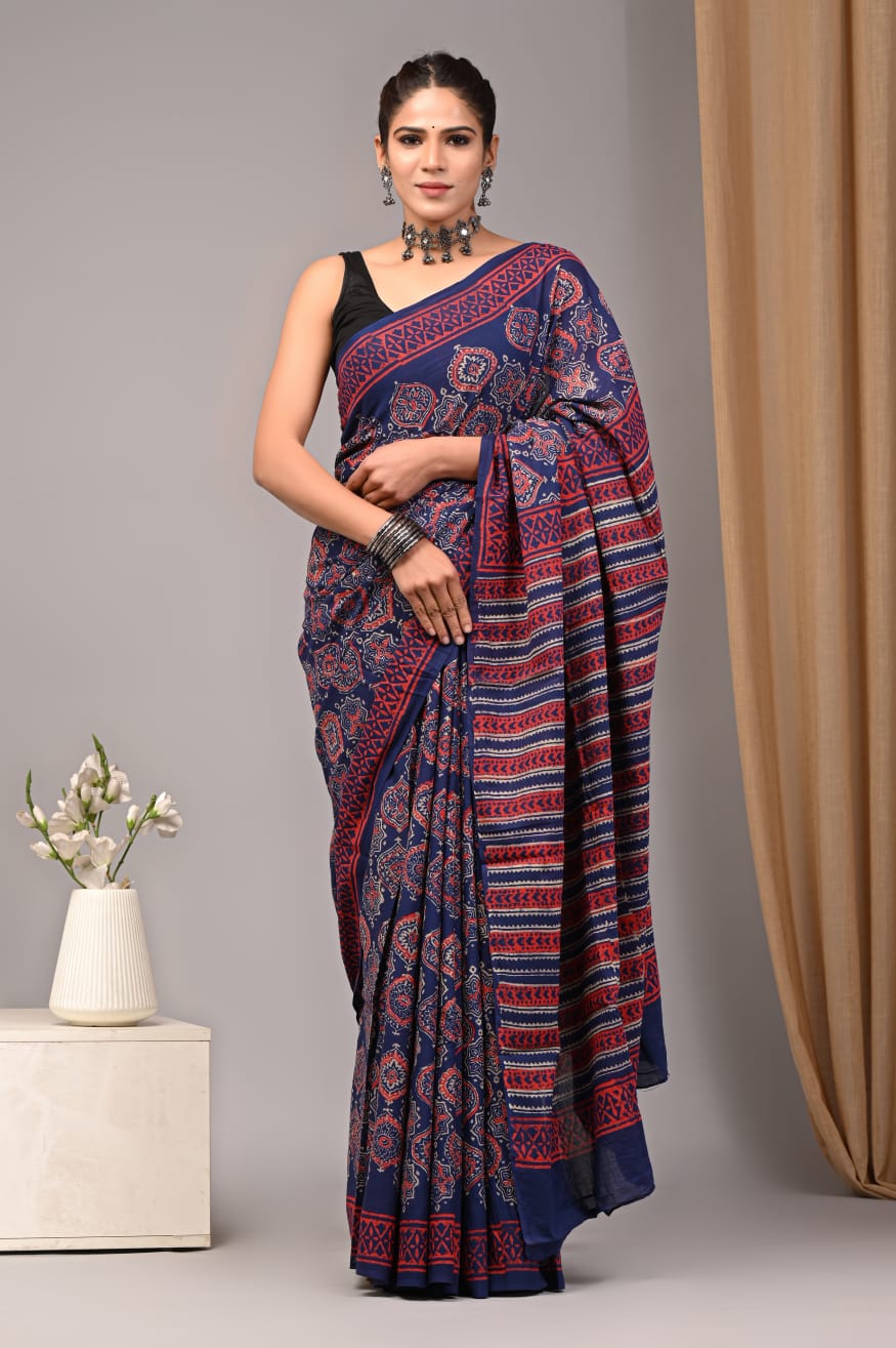 Suman Mul cotton saree