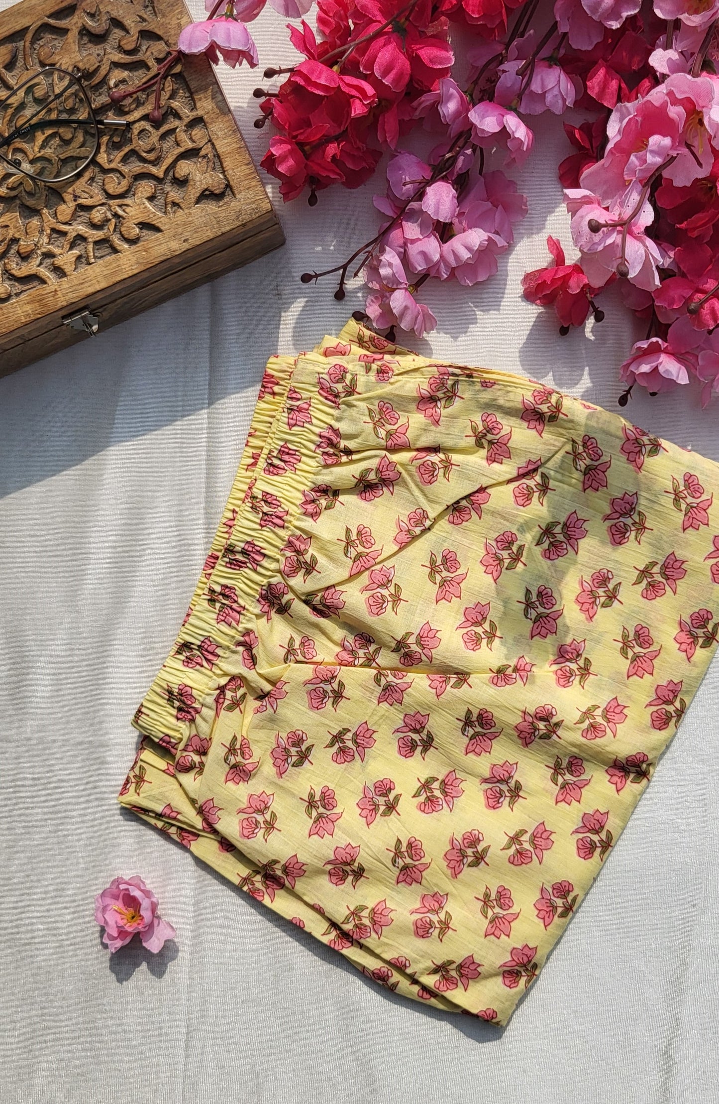 Floral print kurta set