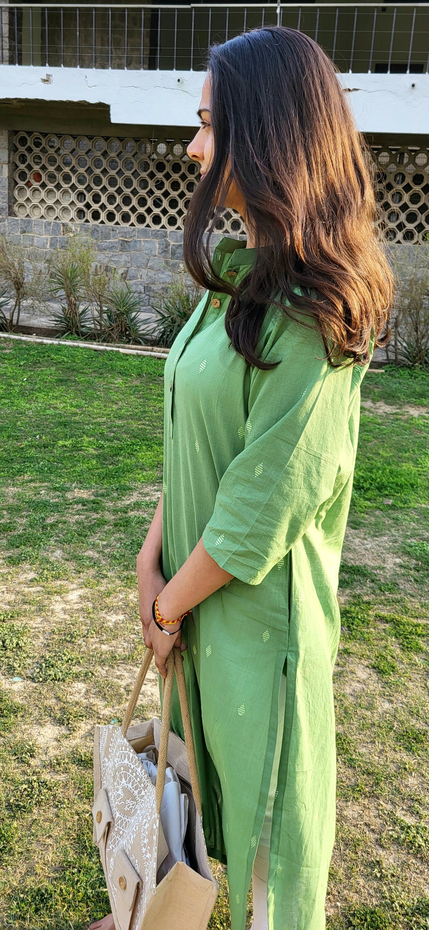 Megha Handloom Woven Kurta