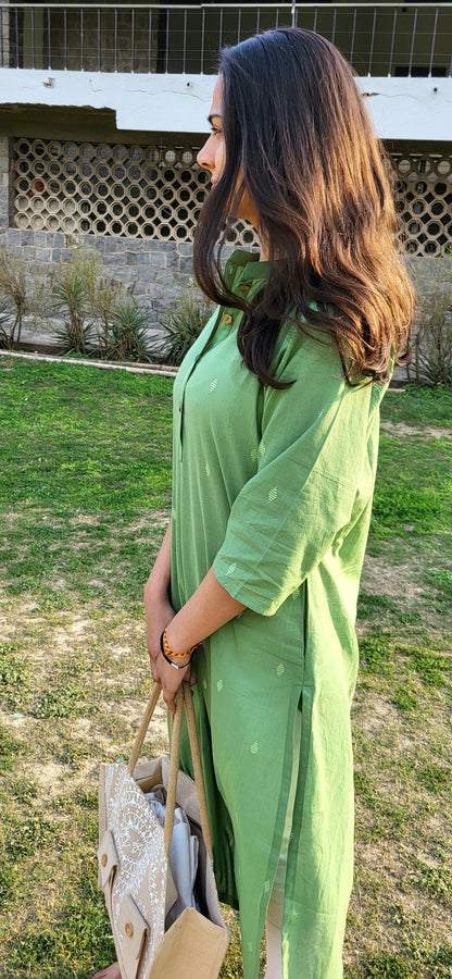 Megha Handloom Woven Kurta