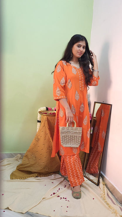 Divyanka Handloom Cotton  C0-ord set