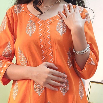 Divyanka Handloom Cotton  C0-ord set