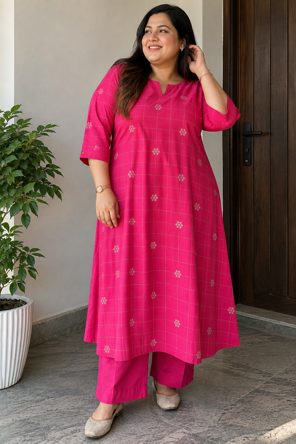 Pia Handloom Kurta Set