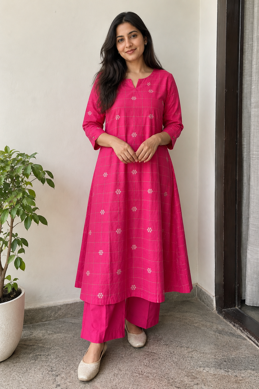 Pia Handloom Kurta Set