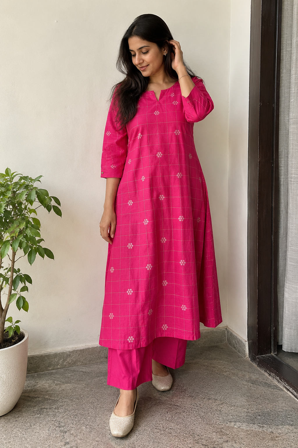 Pia Handloom Kurta Set