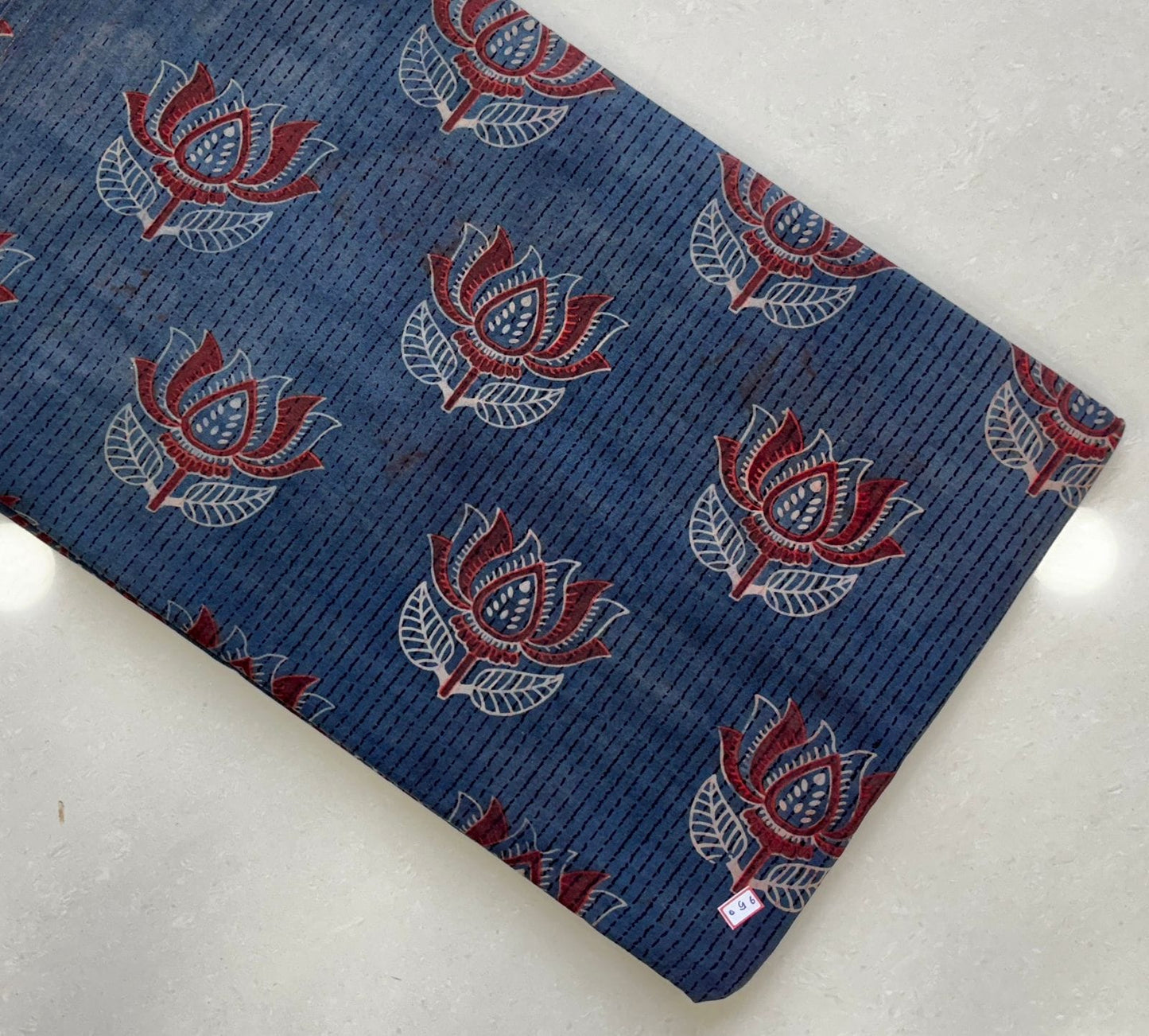 Piya Ajrakh Cotton Kaftan With pockets