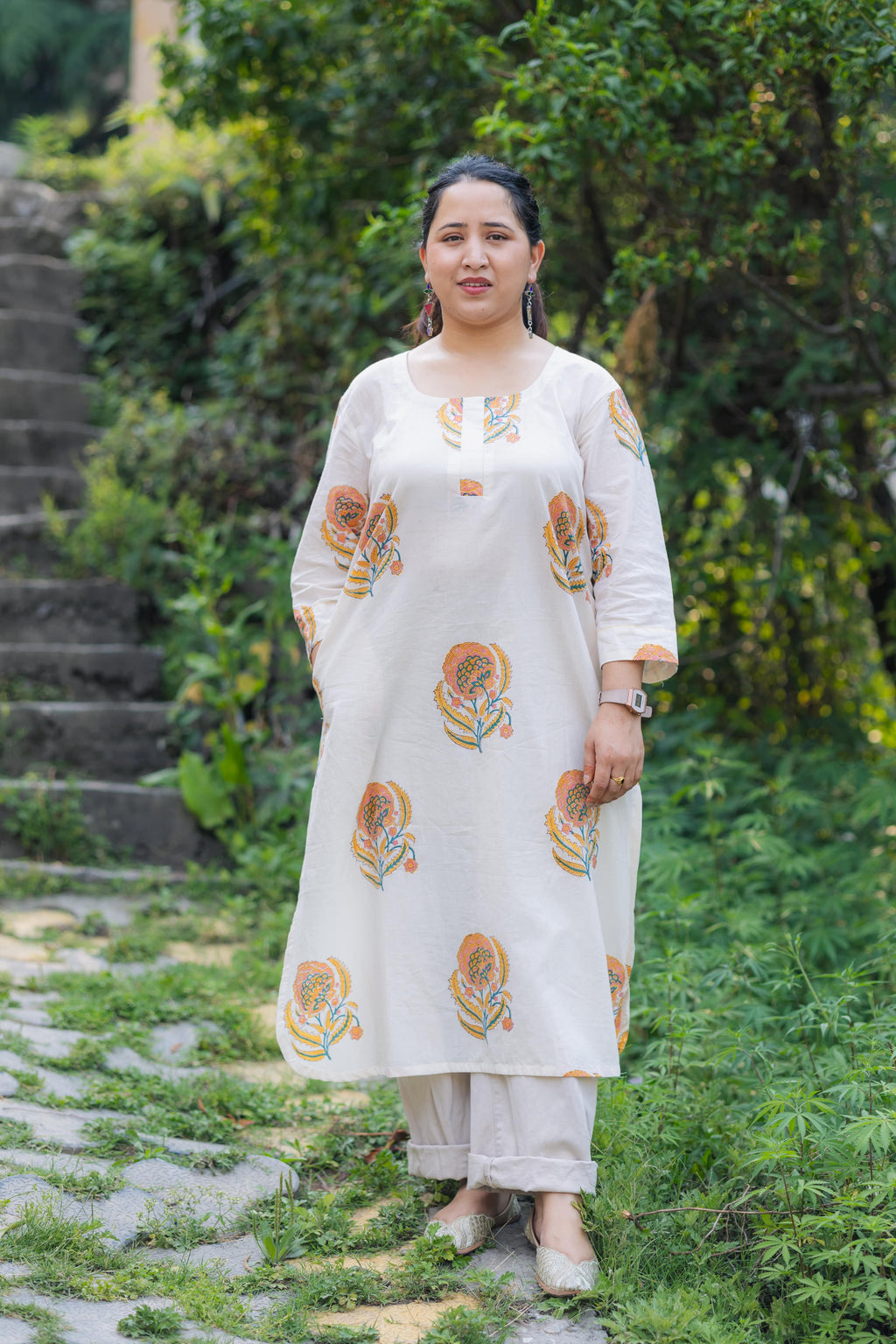 Purvi Long Flared Kurta