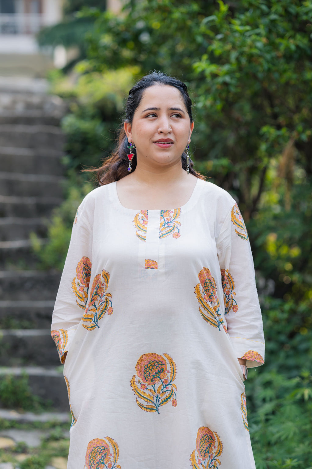 Purvi Long Flared Kurta