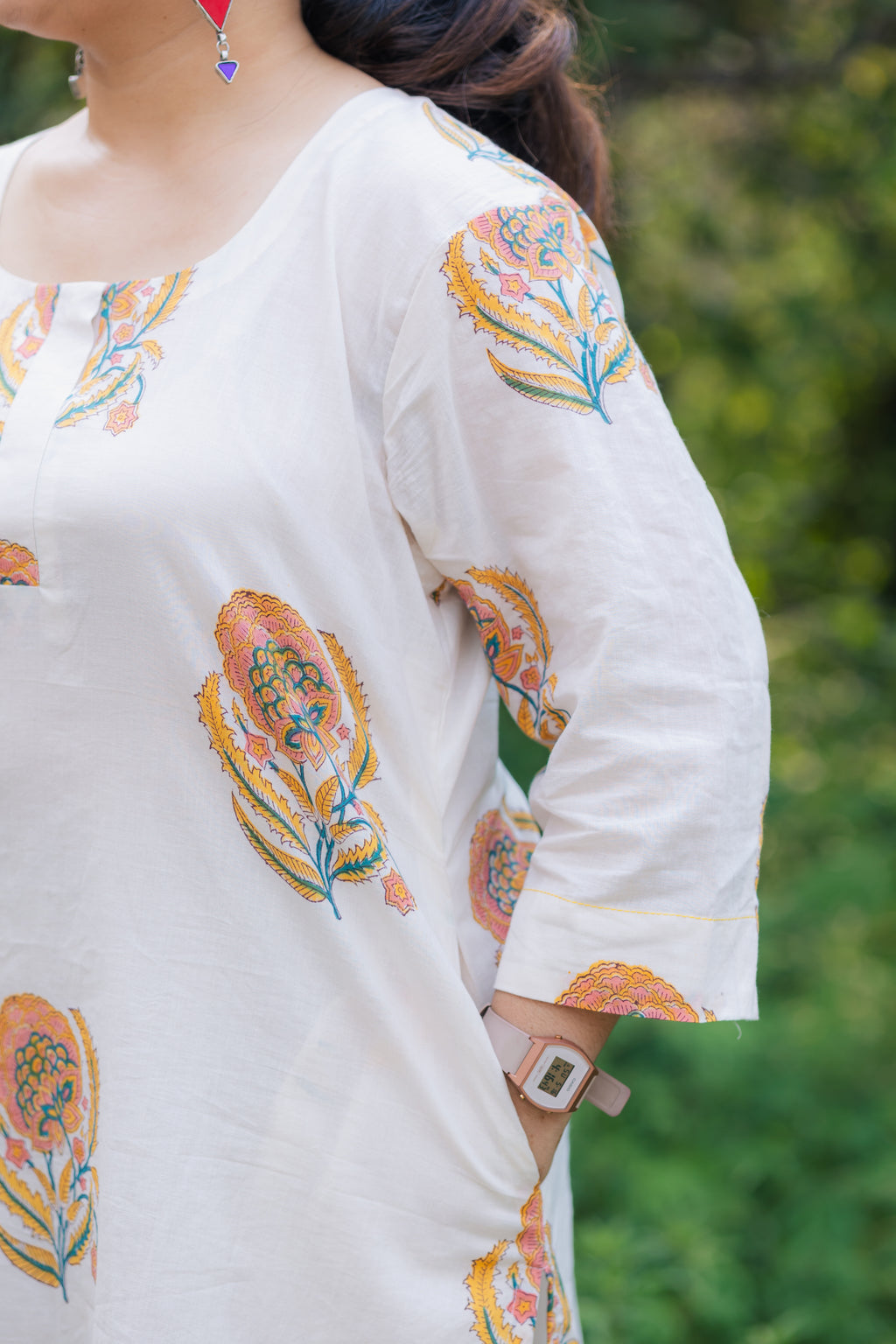 Purvi Long Flared Kurta