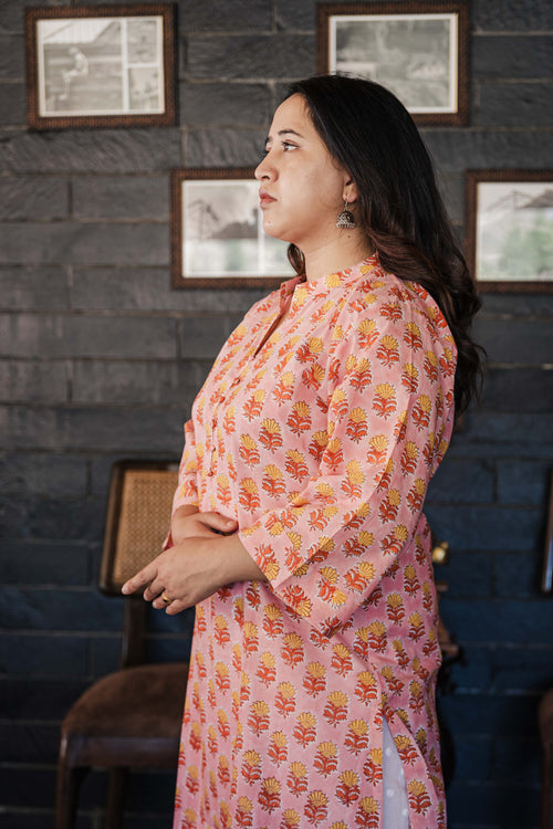 Ahana Sanganeri Long Kurta