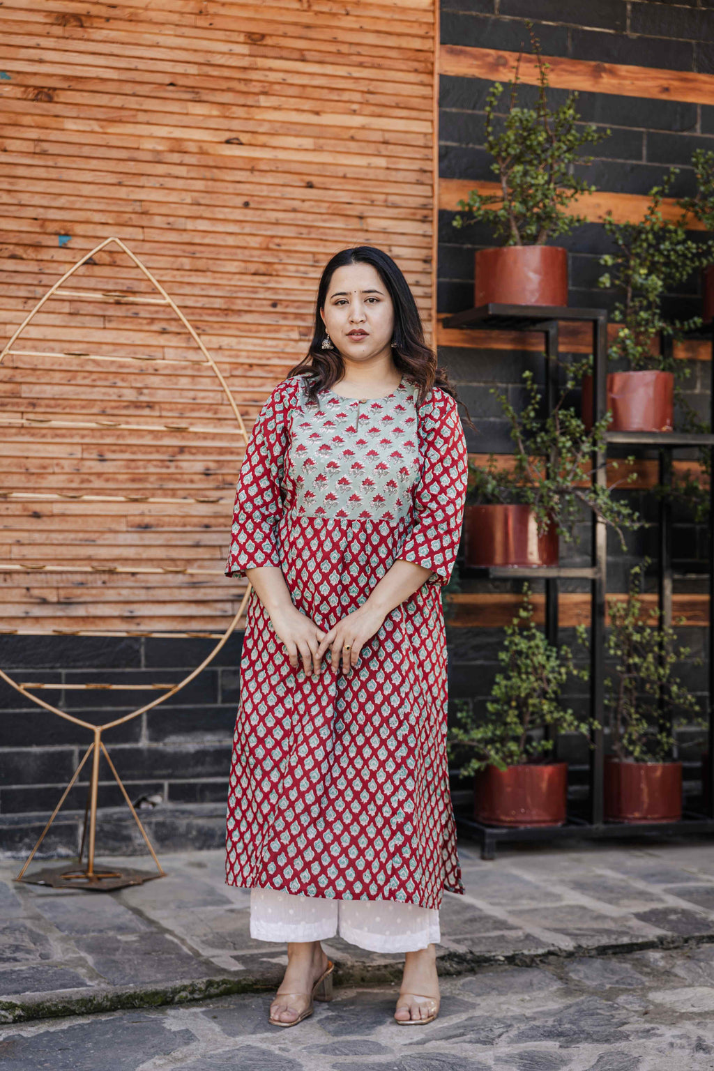 Abha Sanganeri A-line Kurta