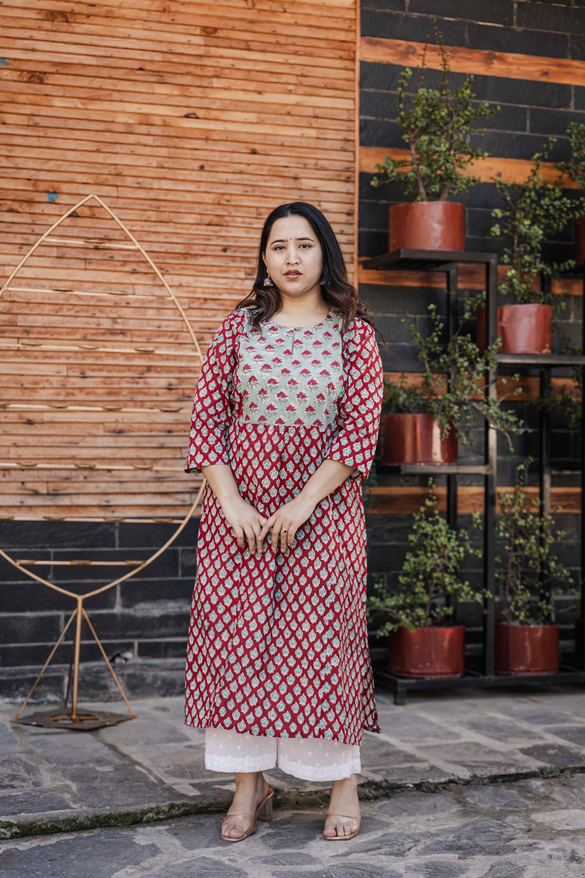 Abha Sanganeri A-line Kurta