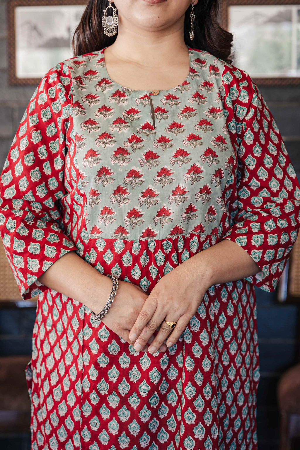 Abha Sanganeri A-line Kurta