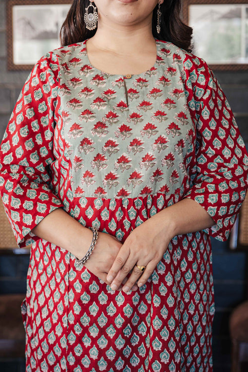 Abha Sanganeri A-line Kurta
