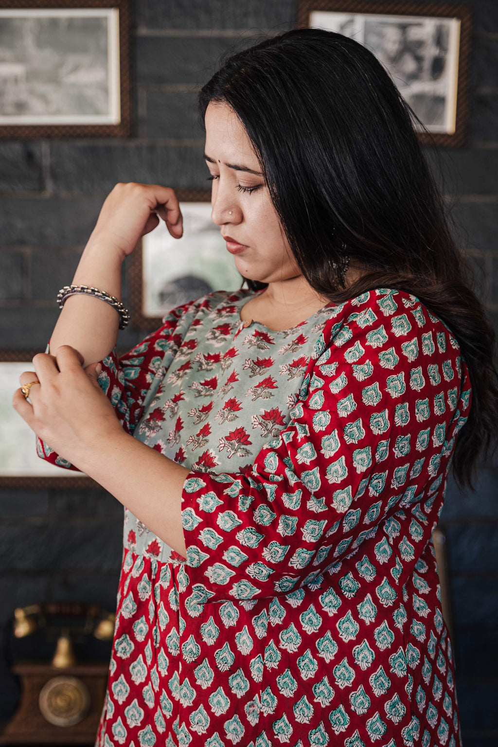 Abha Sanganeri A-line Kurta