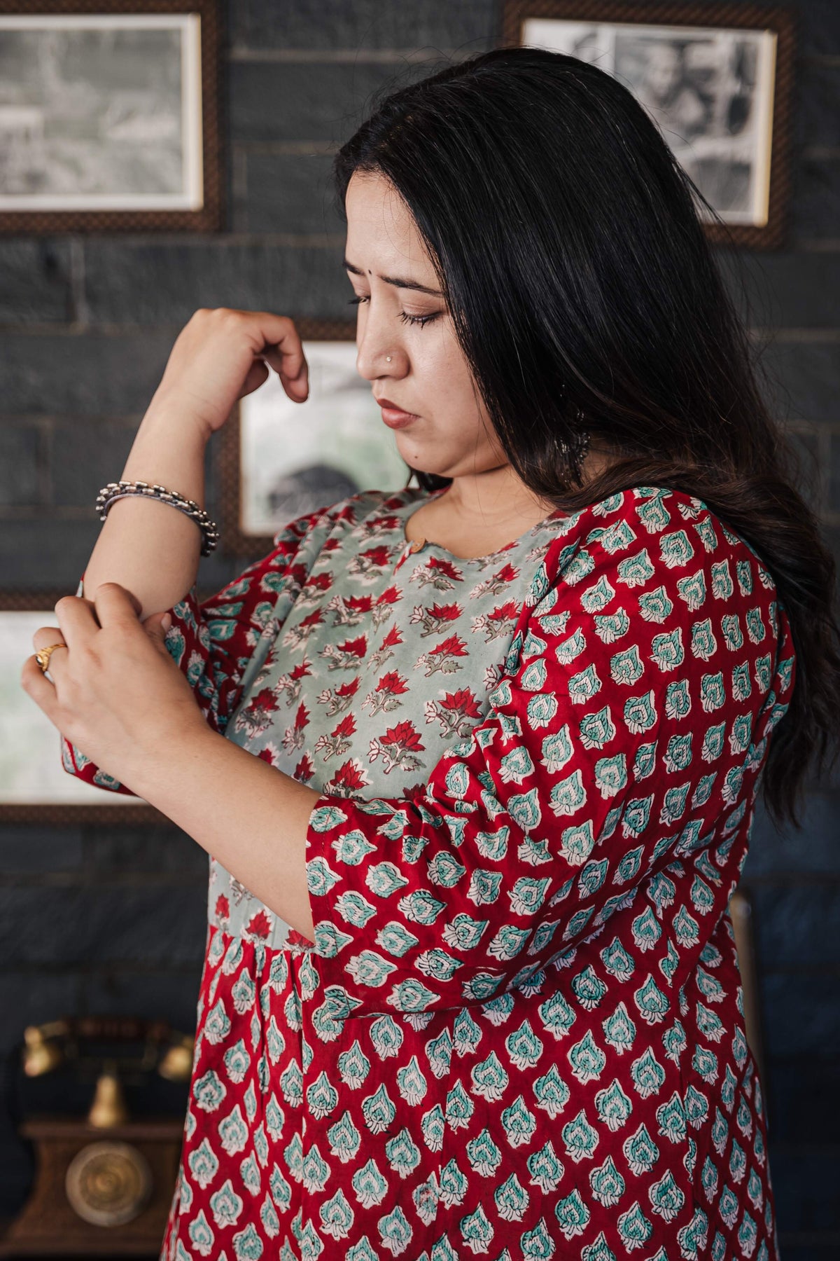 Abha Sanganeri A-line Kurta