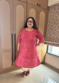 Falguni Bagru A-line Long Kurta
