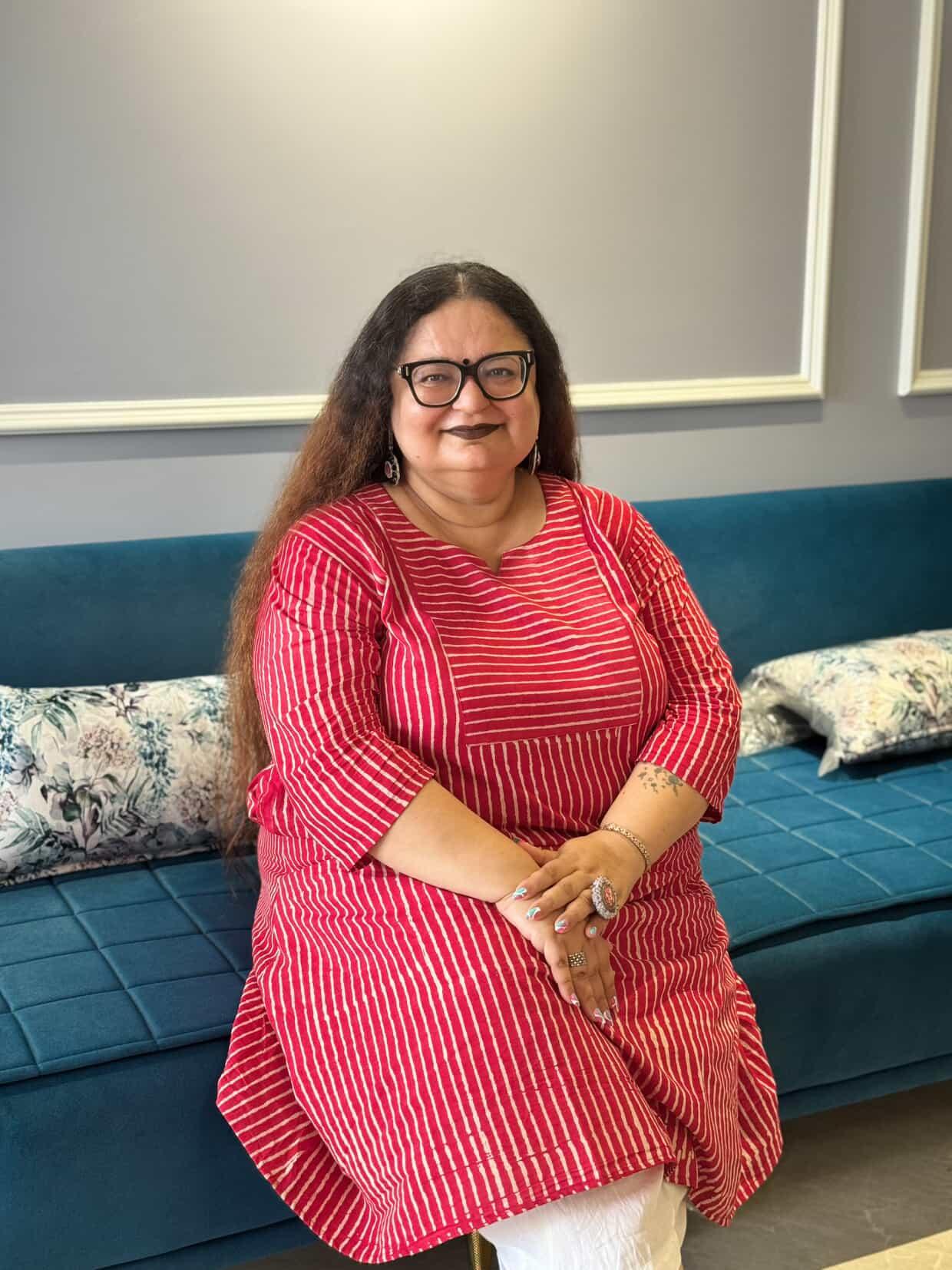 Falguni Sanganeri A-line Long Kurta