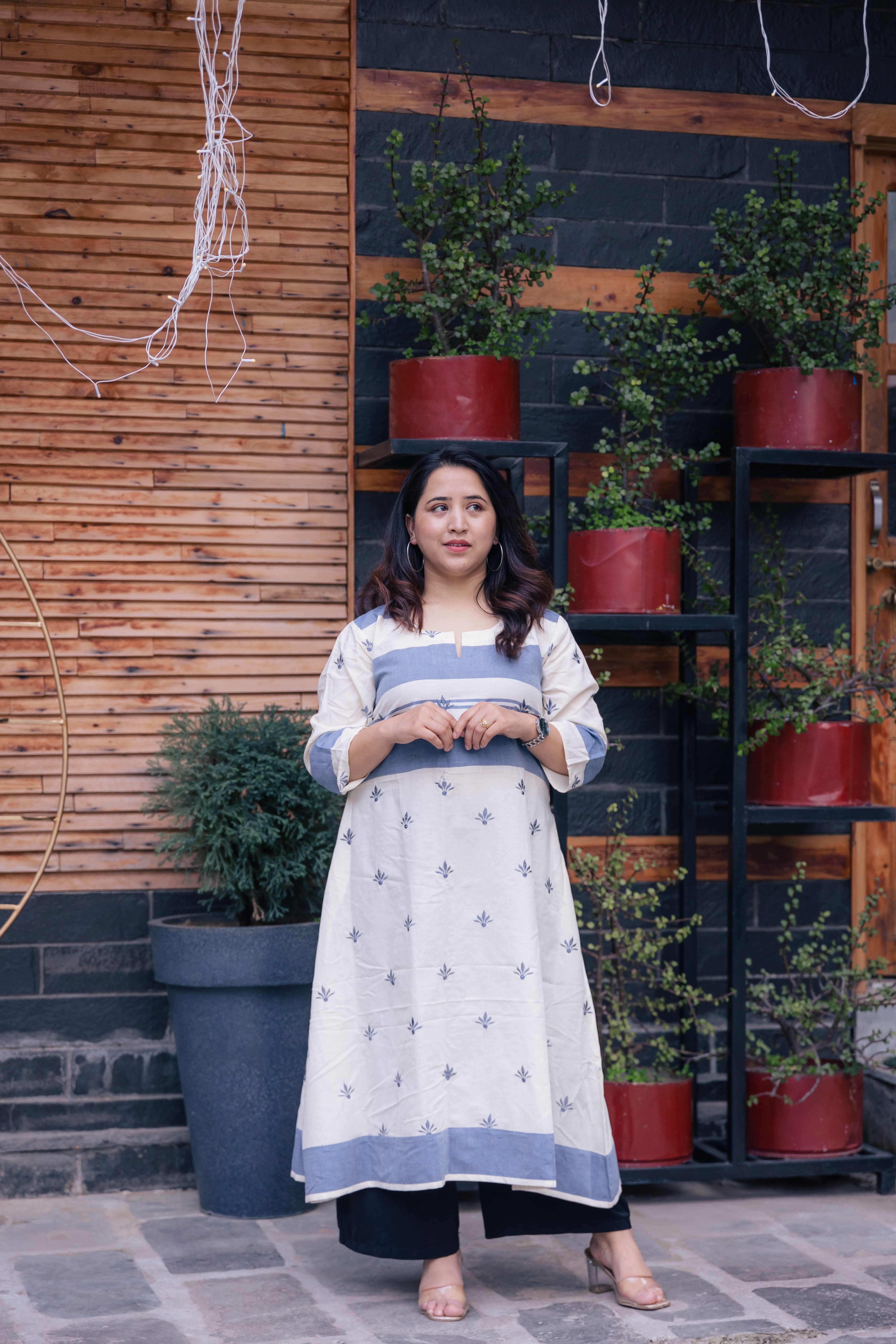 Abha Handloom A-line Kurta