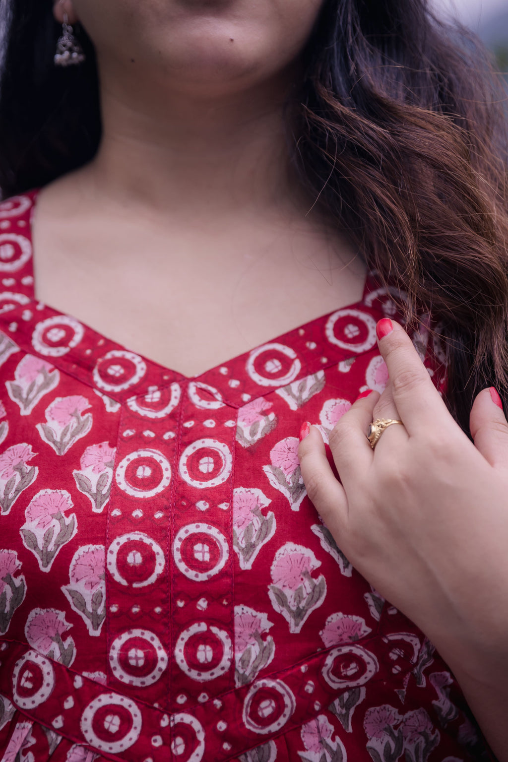 Sanvi Sanganeri A-line Kurta