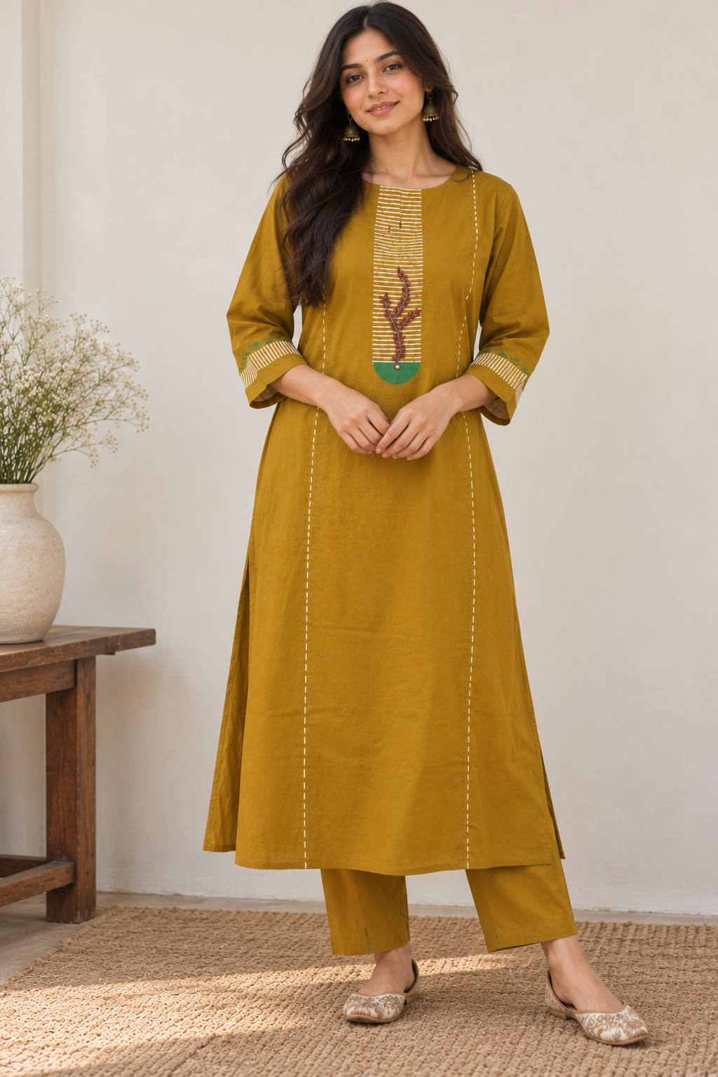 Abha Pure Cotton Kurta Set