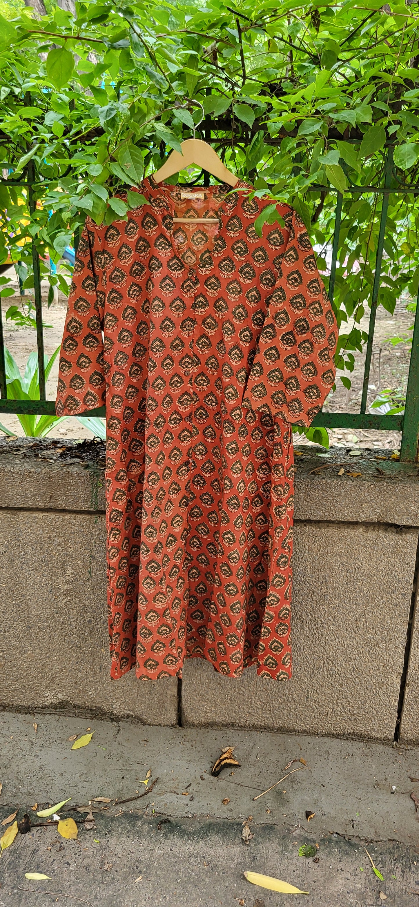 Ruchi Bagru A-line long kurta