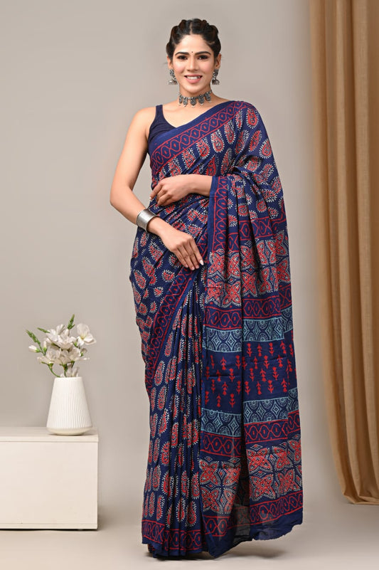 Sandhya Mul cotton saree