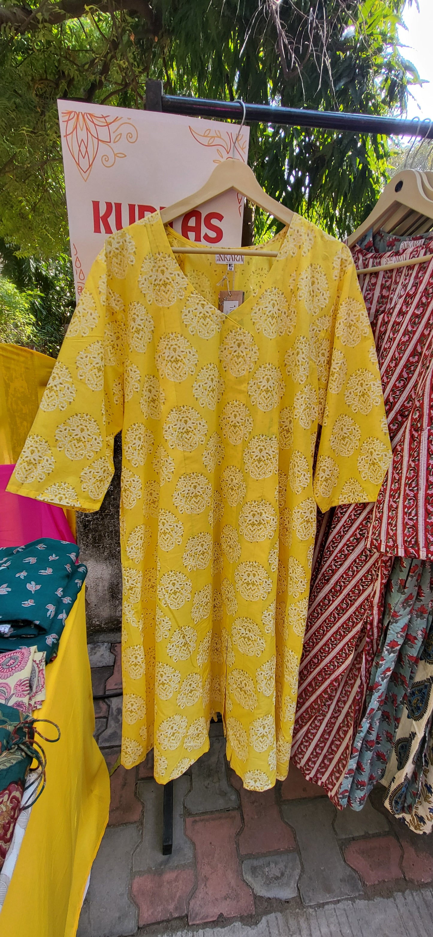 Vedika Bandhani A-line Long Kali kurta