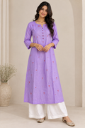 Isha Handloom Cotton A-line Kurta
